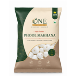 One Superfoods Premium Jumbo Makhana (Fox Nuts) | Light and Crispy Snack | Ideal for Fasting & Weight Management