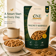 One Superfoods California Walnut Kernels (Akhrot Giri) | Premium Walnut Kernels | Rich Nutty Taste & Nutrient Dense