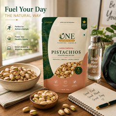 One Superfoods Jumbo California Pistachios (Pista) | Roasted & Salted | Rich in Protein & Fibre