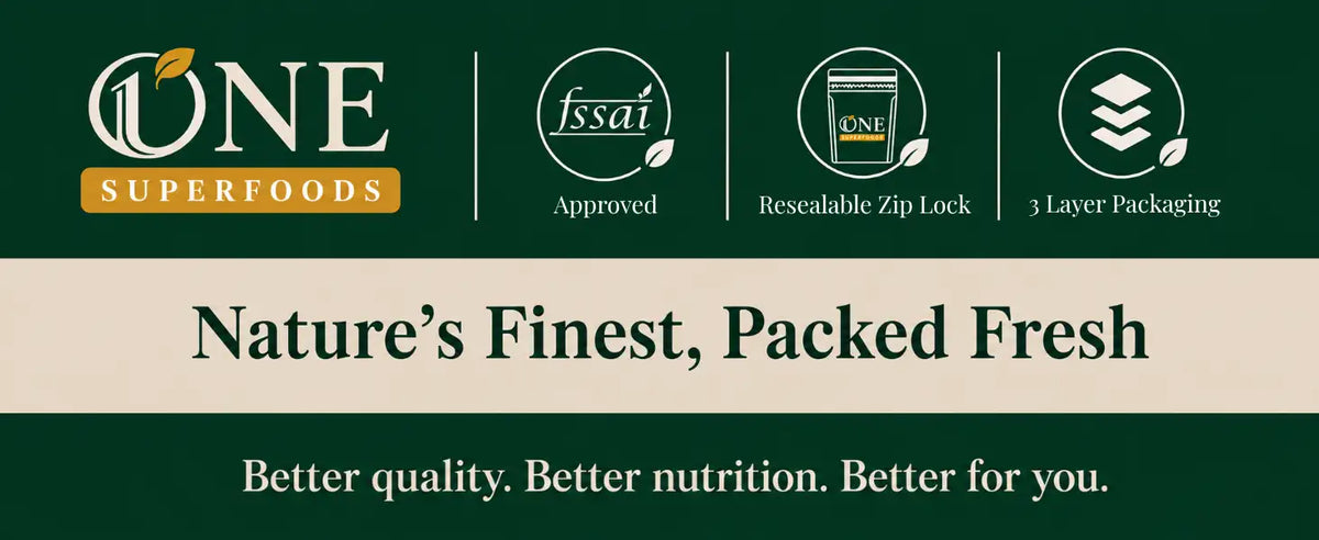 One Superfoods Premium California Almonds (Badam) | Rich in Protein and Vitamin E | Premium Quality Nuts